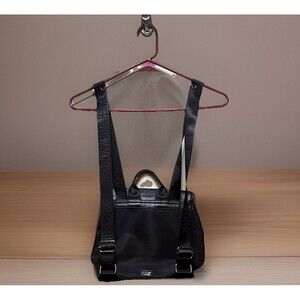 Botkier New York Black Backpack Adjustable Strap Zipper Accent Women